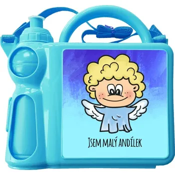 Svačinový box Svačinový set Jsem malý andílek