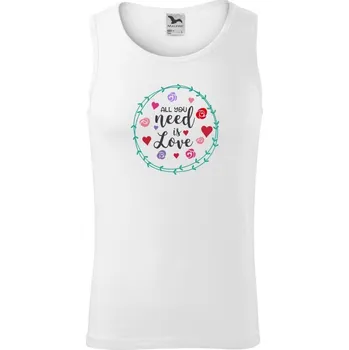 Pánské tílko Pánské tílko Malfini Core All you need is love