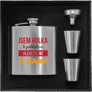 Placatka Placatka v krabičce Jsem holka k pohledání, hledejte mě u baru