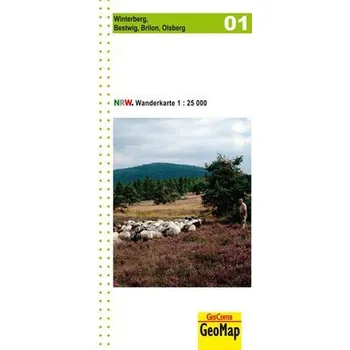 Nordrhein-Westfalen Wanderkarte 01 Winterberg 1 : 25 000