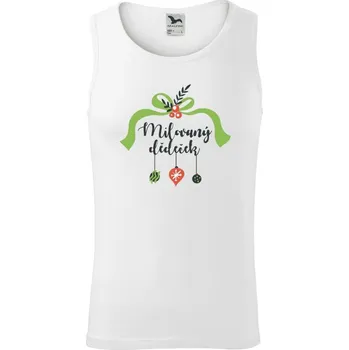 Pánské tílko Pánské vánoční tílko Milovaný dědeček - ozdoby