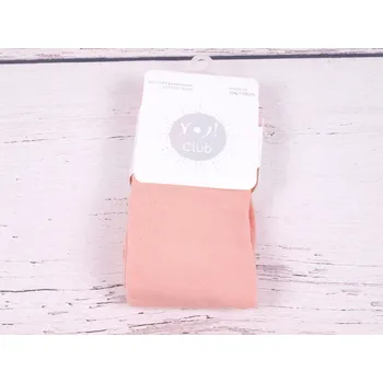 Punčocháčky punčocháče punčošky YO RA33 jednobarevné růžové lososové velikost oblečení - děti: 92/98