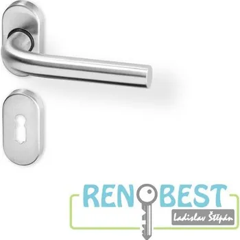 Dveřní kování AC-T Dveřní kování LIDA R OV nerez PK Provedení: pro vložku - PZ, Povrchová úprava: nerez