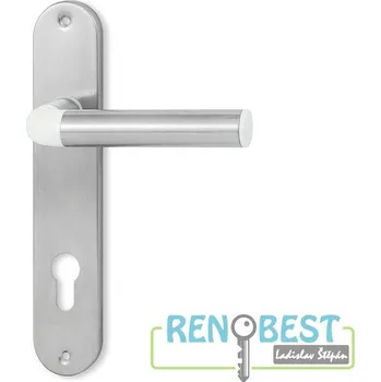 Dveřní kování HOLAR Klika DEMI METAL PLUS DMS+PZ různé barvy Rozteč: 72 mm, Provedení: pro vložku - PZ, Barva: vínová