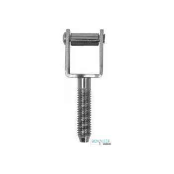 Okenní klika TKZ Skoba okenní k zašroubování M8x34,5 Provedení: univerzální, Povrchová úprava: zinek modrý