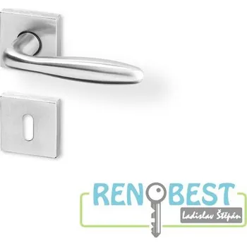 Dveřní kování AC-T Dveřní kování CINA R HR PullBloc black nerez PK Provedení: R HR WC, Varianta: Povrchová úprava: Nerez; Typ klíče: WC, Varianty: PullBloc