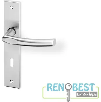 Dveřní kování AC-T Dveřní kování ILSA HR ECO nerez Rozteč: 72 mm, Provedení: pro klíč - BB, Povrchová úprava: nerez