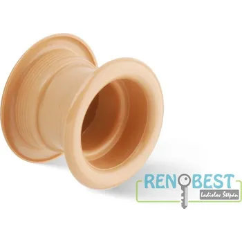 Větrací mřížka AC-T Průchodka větrací ACT kulatá plastová okrová Barva: okrová