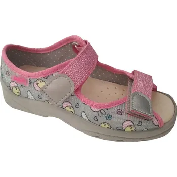 Dívčí bačkory Befado Dětské papučky včelka, 26