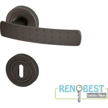 Dveřní kování AC-T Dveřní kování BREMEN R grafit Provedení: pro klíč - BB, Povrchová úprava: grafit