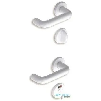 Dveřní kování Klika ZELINGER WC - UNI Barva: bílá