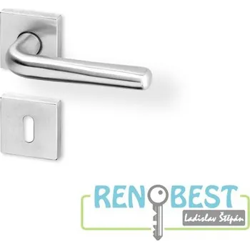 Dveřní kování AC-T Dveřní kování SIRA SlideBloc light R HR nerez PK Provedení: pro vložku - PZ, Povrchová úprava: nerez