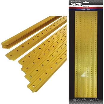 Příslušenství k frézce Hliníkové lišty do T drážky 28 mm, délka 1000 mm, 5-dílná sada 4CZech