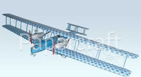 Papírový model - Letadlo Zeppelin Staaken R.VI (S112) - 107002521