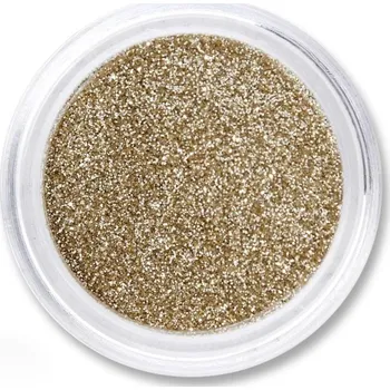 Umělé nehty Jemný glitrový prach na nehty - BROKÁT MĚDĚNÁ/ZLATÁ (Zlatý brokát na nehty, 3g)