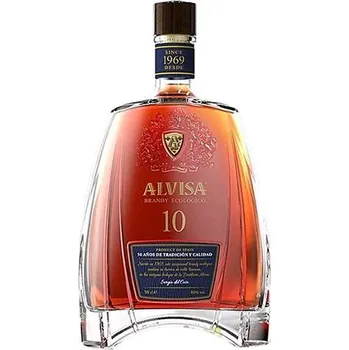 Brandy Alvisa aged 10 let organic Spanish brandy 0,5 l
