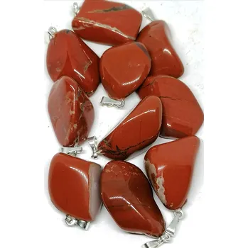 Přívěsek Přívěsek z červeného jaspisu – ochranný kámen síly a odvahy