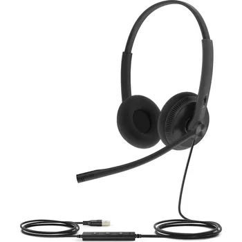Sluchátka Yealink UH34 Lite Dual náhlavní souprava na obě uši s USB konektorem UH34LITEDUALUC