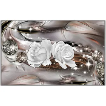 Obraz Malvis ® Obraz Abstraktní růže Velikost: obdélník - 50x30 cm