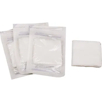 Zdravotnický materiál Kompres gáza sterilní - balení 5ks Rozměr: polštářek 7,5x7,5cm