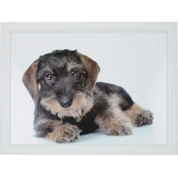 Podnos na nohy s jezevčíkem - 43*33*7cm