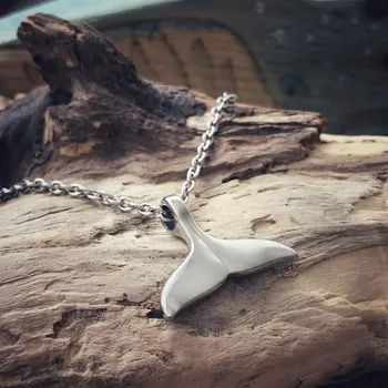 Řetízek Řetízek z chirurgické oceli s ploutví velryby