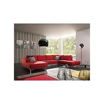 Sedací souprava Sedací souprava LOFT ve tvaru "U" levá varianta jasmin 60 červená (levá varianta) Doprodej.