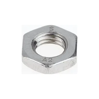 Matice MATICE ŠESTIHRANNÉ NÍZKÉ (tvar B) S LEVÝM ZÁV. DIN 439B/A2