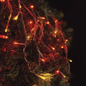 Vánoční osvětlení EMOS ZY2003 řetěz pulzující krápníky 100 LED červená