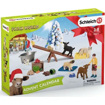 Figurka Schleich 98271 Adventní kalendář 2021 Domácí zvířata