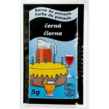 Přisada na vaření a pečení Aroco Potravinářská prášková barva 5 g černá