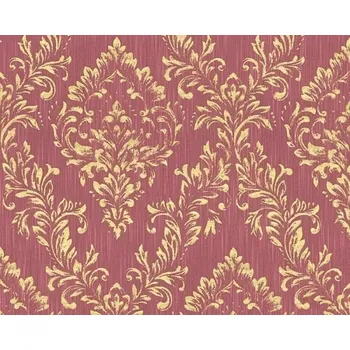 Tapeta A.S. Création | Vliesová tapeta na zeď Metallic Silk 30659-6 | 0,53 x 10,05 m | červená, metalická + Červená, metalická vliesová tapeta na stěnu 306596 v rozměru 0,53 x 10,05 m