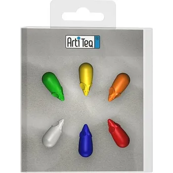 Dekorativní magnet Artiteq Magnety pro Card Rail, 6 ks, barevné