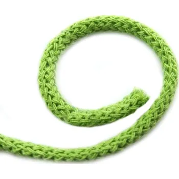 Příze Šnůra oděvní Ø 5mm BAVLNA, barva 237 zelená