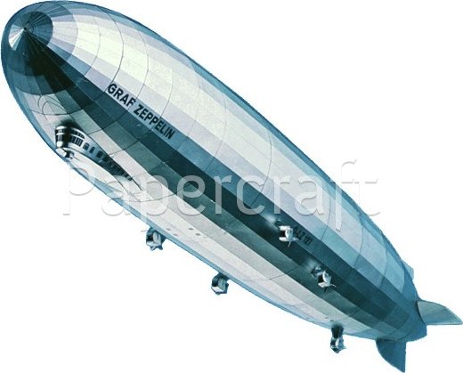 Papírový model - Vzducholoď Graf Zeppelin D-LZ 127 fólie (572) - 107000239
