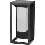 Solární LED nástěnné svítidlo, Samsung chip, šedé, 2W, 220lm, 3000K, IP65