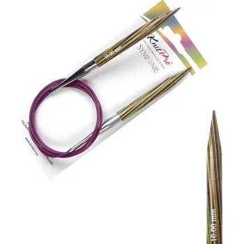 Jehlice KnitPro Symfonie kruhové fixní jehlice 10mm 120cm (KnitPro Symfonie kruhové jehlice 10mm 120cm)