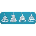 Anděl Přerov Háčkované zvonky 7 cm 4 ks