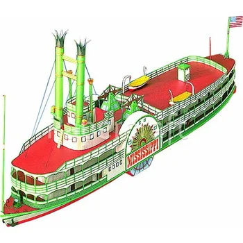 Papírový model Papírový model - Parník na Mississippi (71827) - 107000177