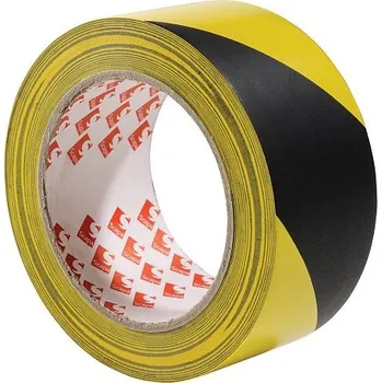 Šrafovaná černo/žlutá značicí páska SCAPA, š.50mm MC2724_ČŽ