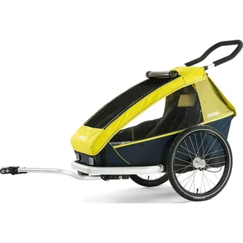 vozík za kolo Recenze Croozer Kid For 1 2019 žlutý