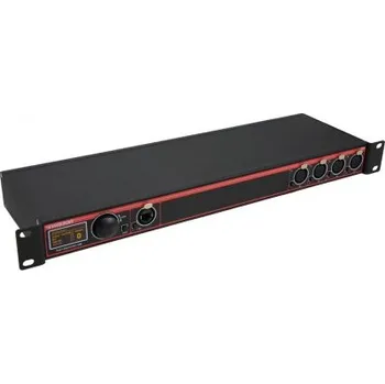 Switch XND-4 in: RJ45, out: 4x XLR3 Rack