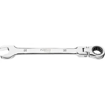 Klíč NEO TOOLS Očkoplochý klíč s ráčnou + kloub 32mm