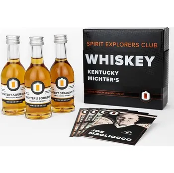 Whisky Spirit Explorers Club Kentucky Michter's Mini Pack 43,7% 3x 0,04l (karton)
