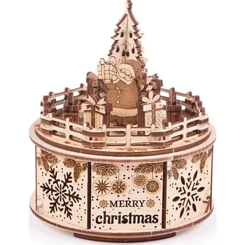 Puzzle Wood Trick "Dárky od Santy" - 3D dřevěné mechanické puzzle (Dřevěné 3D puzzle a dřevěné skládačky "Gifts from Santa")