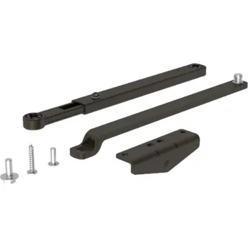 Zavírač dveří G-U BKS OTS 430 rameno bez aretace, tmavě hnědé