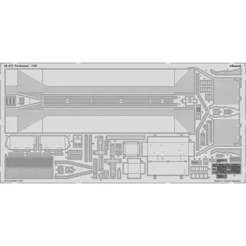 Plastikový model Eduard 1/35 Ferdinand (AMUSING HOBBY)