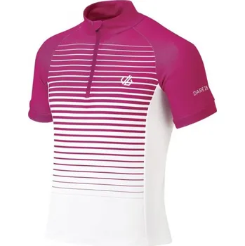 cyklistický dres dětský dres Dare 2B Go Faster, active pink/white - vel. 128 118647