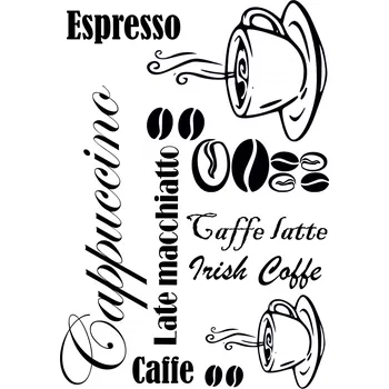 samolepka Merci-shop.Samolepka na zeď Espresso 86 x 60 cm