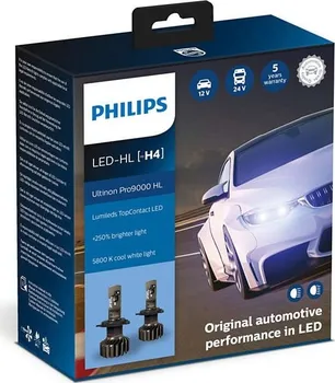 Autožárovka Philips LED Ultinon Pro9000 HL 11342U90CWX2 H4 12-24V 18W